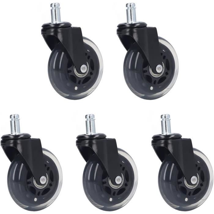 HpLive Lot De 2 Roulettes Pour Compresseurs D'air, 15,2 Cm, Mouvement Stable Silencieux, Forte Capacité De Charge, Roulettes Industrielles Pour