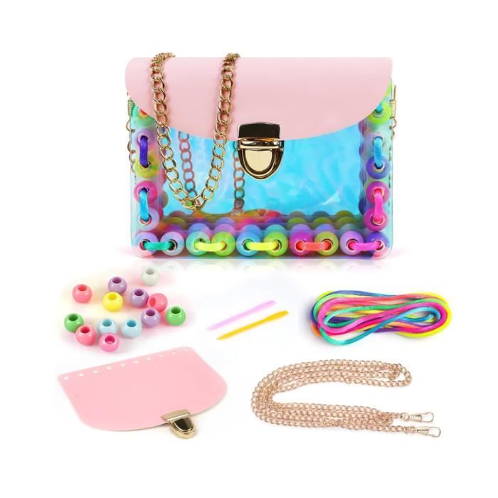 Fabriquer Un Sac à Main pour Petite Fille avec des Perles, Loisir Creatif  Bricolage Enfant, Cadeau Fille 5-12 Ans - Achat / Vente Fabriquer Un Sac à  Main pour Petite Fille avec