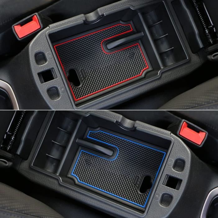 Accessoire Voiture Boîte De Rangement Console Centrale ZCLINKO Pour Jeep Renegade 2015-2024 - Avec Tapis Antidérapant Accessoire Automobile