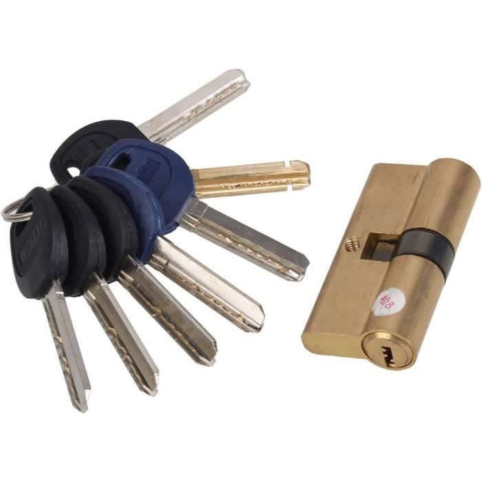 Verrou double cylindre ABUS Vp12r, L.45 mm ent.fix. 39 l.61 x h.96 mm | Leroy Merlin
