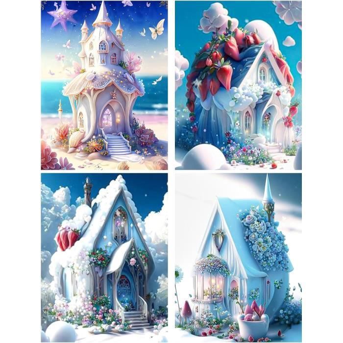 Tableau Art Diamant 5D Complet - Kit Création Loisir Créatif | Décoration Maison Cadeau