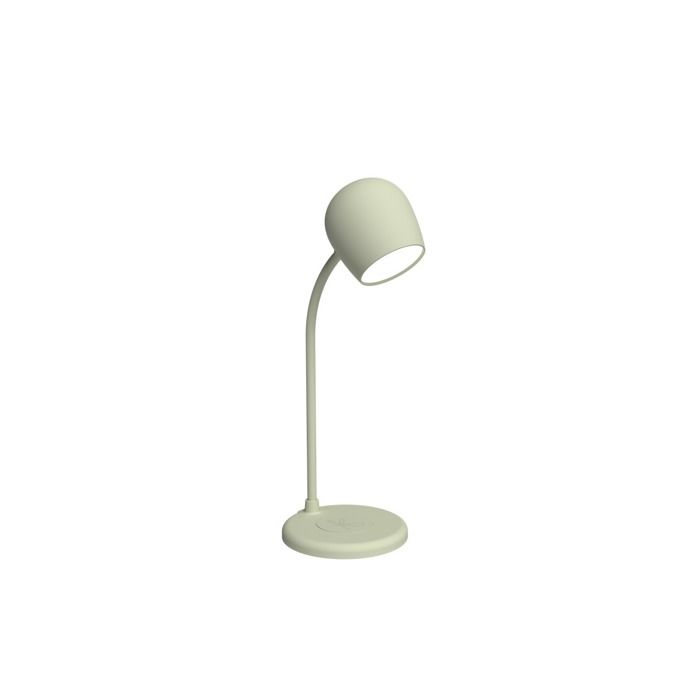 Chargeur sans fil avec lampe et haut Ellie KREAFUNK vert Chargeur sans fil avec lampe et haut Ellie KREAFUNK vert