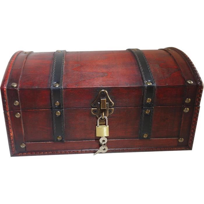 Coffre De Pirate En Bois | Refuge Du Pirate