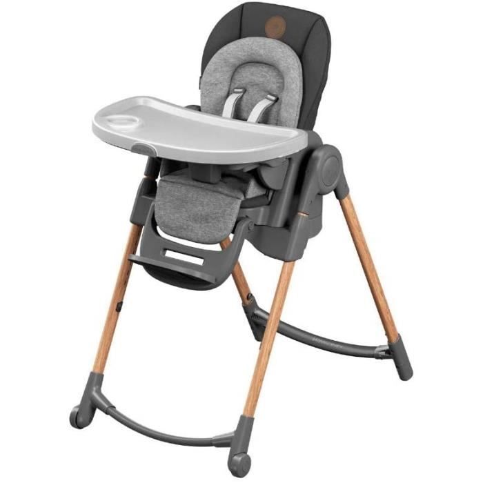 Bebe Confort Minla Chaise Haute Evolutive Reglable 6 Positions De La Naissance A 6 Ans Jusqu A 30kg Essential Graphite Cdiscount Puericulture Eveil Bebe