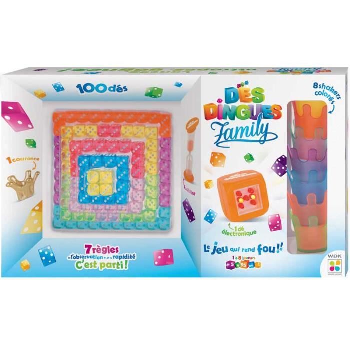 Jeu de dés - WDK - Dés Dingues Family - Observation et rapidité - Mixte
