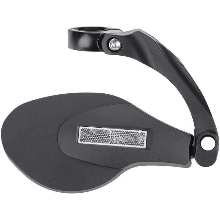 Rétroviseur De Casque Vélo – Réglable 360° – Sécurité – Noir (acrylique/métal)