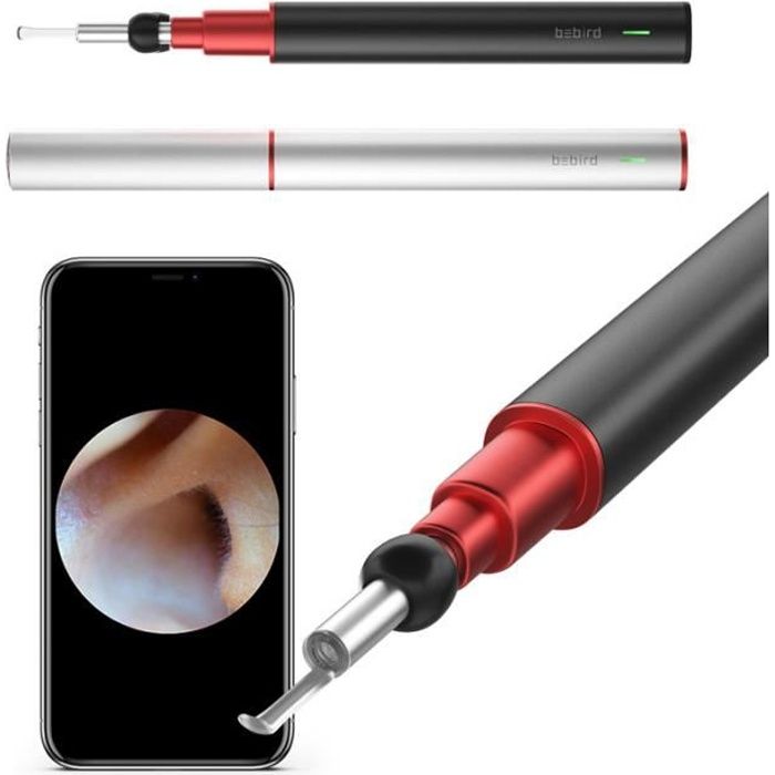 endoscope-auriculaire-pour-l'elimination-de-la-cire-d'oreille-sans-fil- camera-d'inspection-d'otoscope-endoscope-hd-portable-etanche