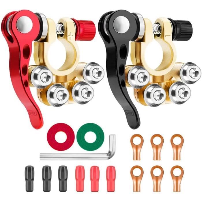 Cosse Batterie Voiture MAD 1 Paire D'adaptateurs De Poste De Convertisseur De Borne Convertisseur De Rouille Voiture