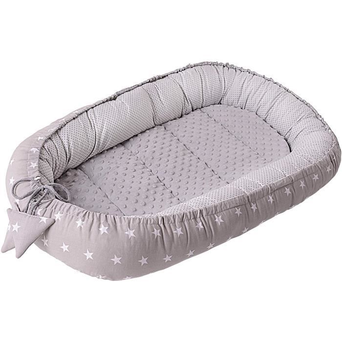 Reducteur De Lit Bebe Cocon 90x50cm 100 Coton Baby Nest Nouveaune Nid De Bebes Oreiller Couverture Insert Amovible Etoiles 32 Cdiscount Puericulture Eveil Bebe