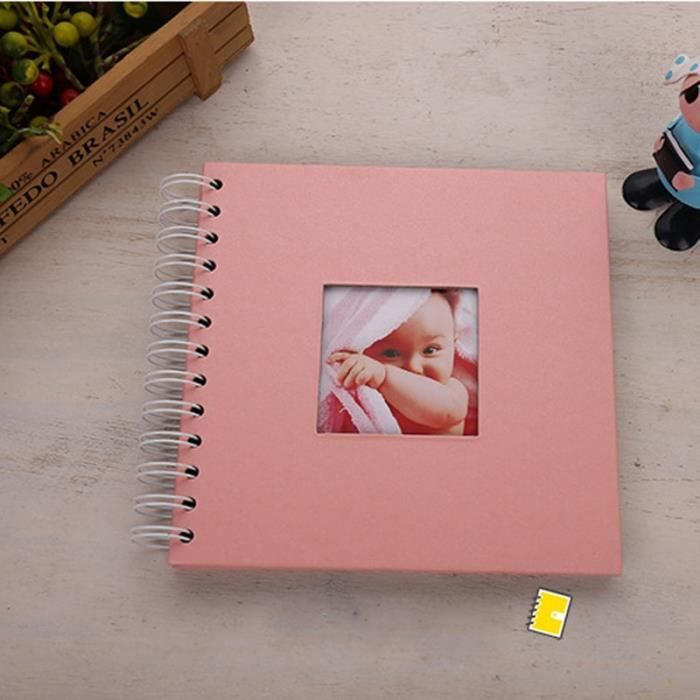 HC Album Photo Scrapbooking A5 60 Pages avec 9 Stylos de