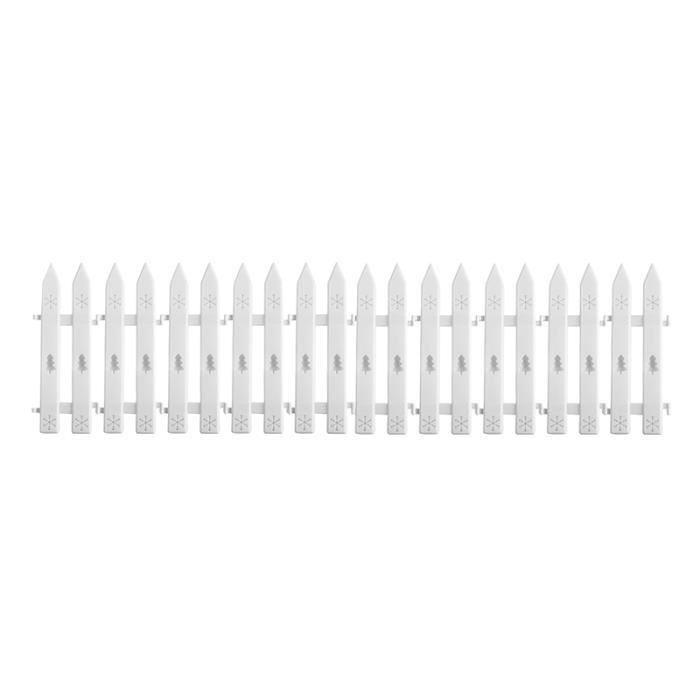 Clôture Décorative Pour Sapin De Noël - 24/30/40 Pièces - Motifs Flocons De Neige Et Rennes - Pour Intérieur Et Extérieur - 7