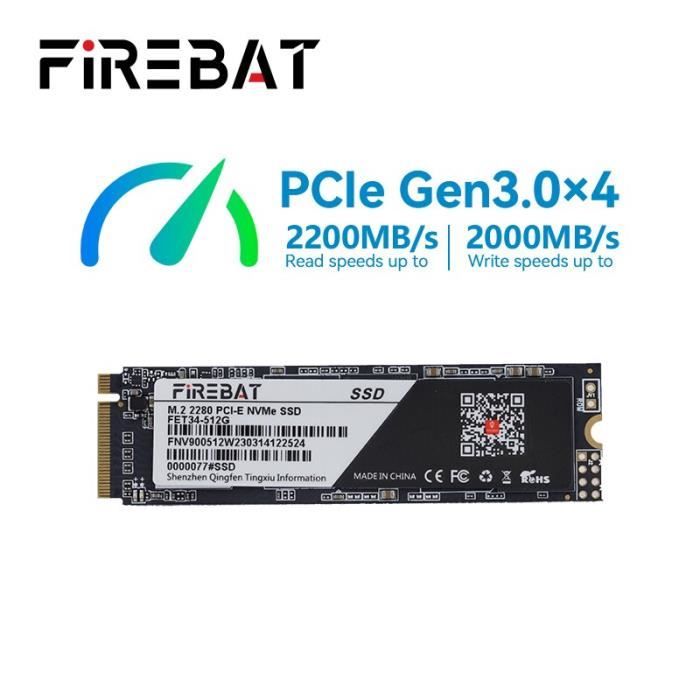 SSD MSATA 2 To Global Memory – Pour PC Portable, Bureau, Serveur, Stations De Travail (neuf)