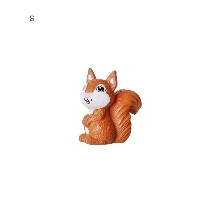 Décorations de gâteau d'animaux de la forêt avec écureuil, renard, cerf, hérisson, décorations de gâteau pour fête prénatale, fête d'anniversaire sur le thème de la forêt