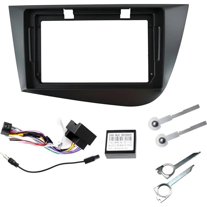 Sound-way - Kit de Montage Autoradio, Façade Cadre de Radio 1 DIN / 2 DIN, Adaptateur Compatible avec Lancia Delta Depuis 2009