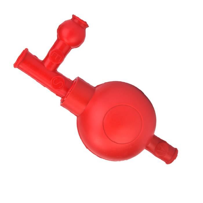 Remplisseur Pipette 3 Vannes Caoutchouc Vert - Laboratoire Chimie Agricole
