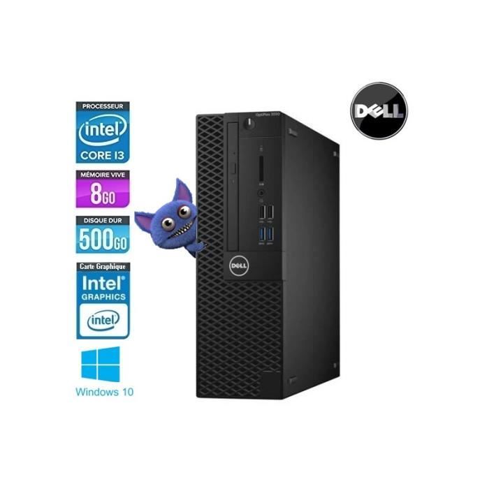 DELL OPTIPLEX 3050 SFF CORE I3 6100 3.7Ghz Noir Reconditionné - Dell reconditionné disponible sur Cdiscount Seconde Vie