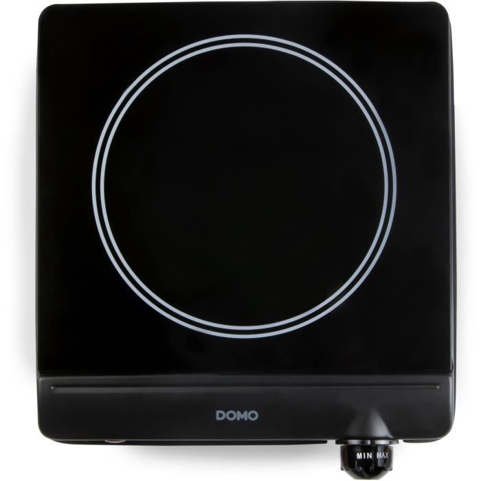 Plaque de cuisson c?ramique - DOMO - 1 feu - 25,3 x 28,7 x 7 cm - DO30111KP