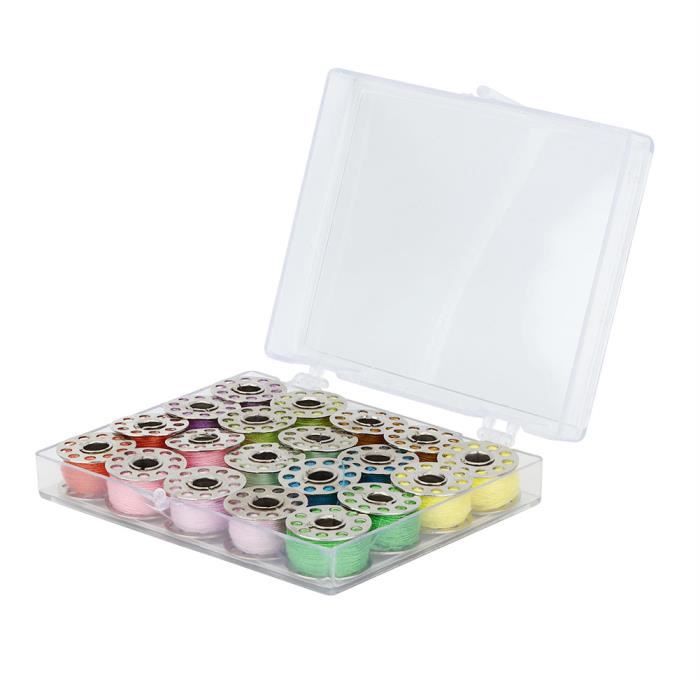 Canette Machine À Coudre,25 Pièces Transparente Bobines De Machine À