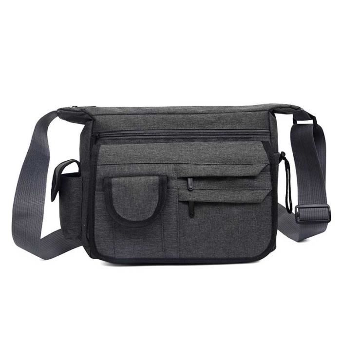 Sac à Bandoulière Osprey - Gris Bleu - Grand Format - Rembourré - Occasion