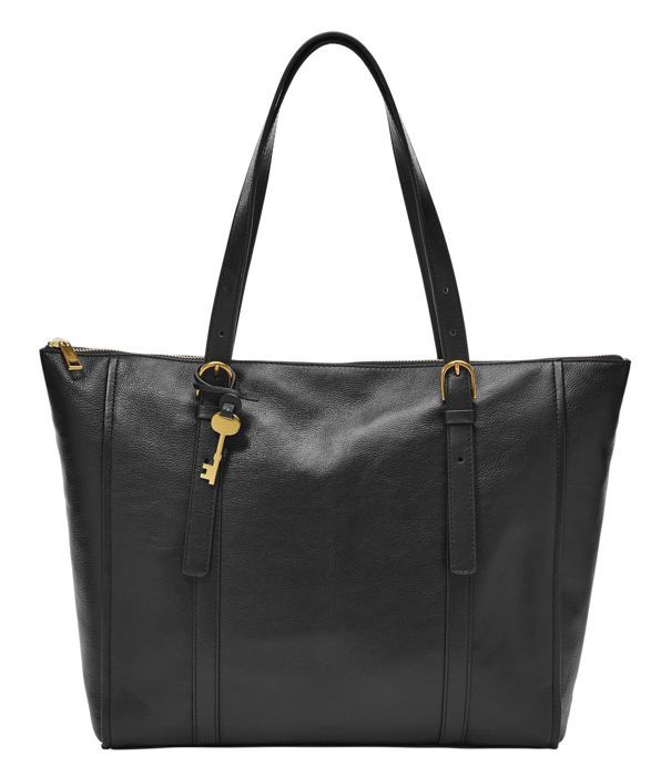Fossil top black tote