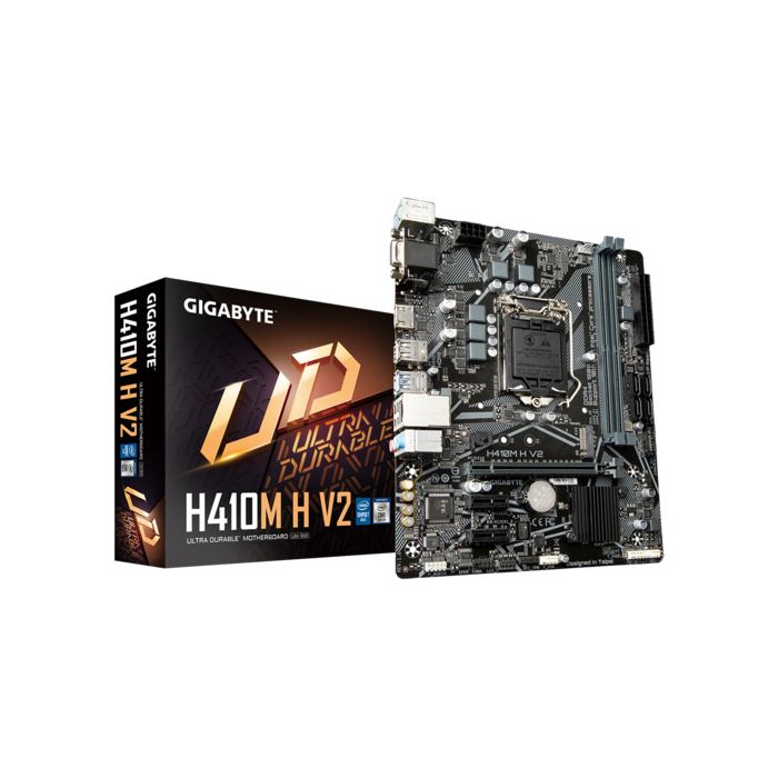 Carte Mère – Gigabyte – H410M H V2 – mATX – LGA1200 – DDR4 SDRAM