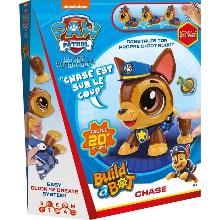 Build A Bot Paw Patrol - Robot Pat Patrouille Chase - GOLIATH