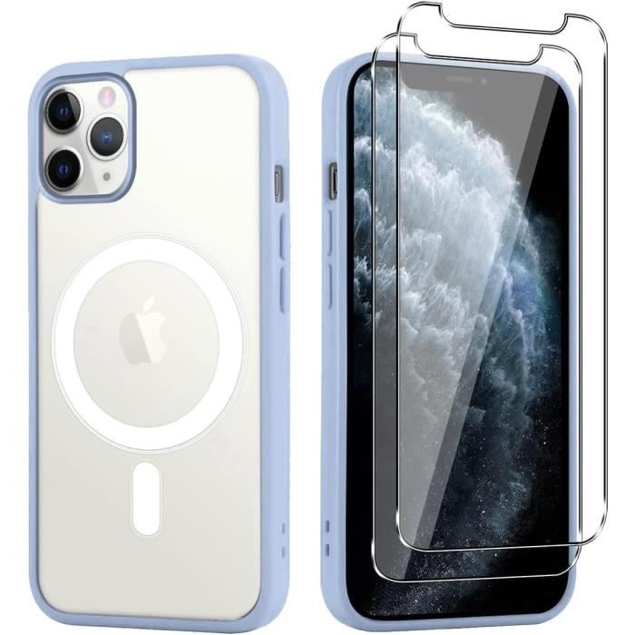 Nupcknn Magnétique Coque Pour IPhone 17 Pro Avec Magsafe Avec 3