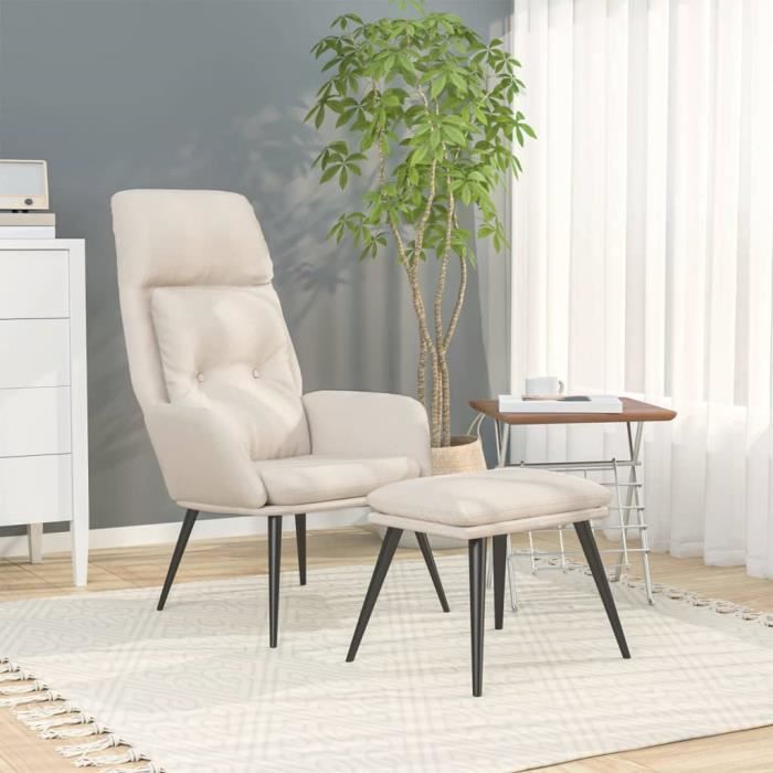 Chaise De Relaxation Avec Repose-pieds - Tissu Patchwork Multicolore, Structure Acier Et Bois - Dimensions Chaise 61,5x69x95,5 Cm