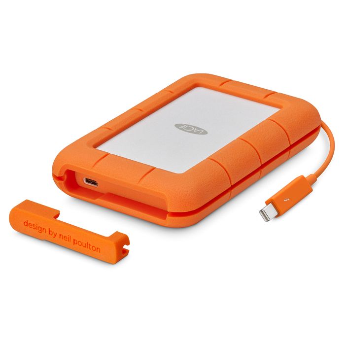 Disque dur Portable LaCie Rugged SECURE STFR2000403 - Externe - 2 To - USB 3.1 Type C - 2 ans Garantie