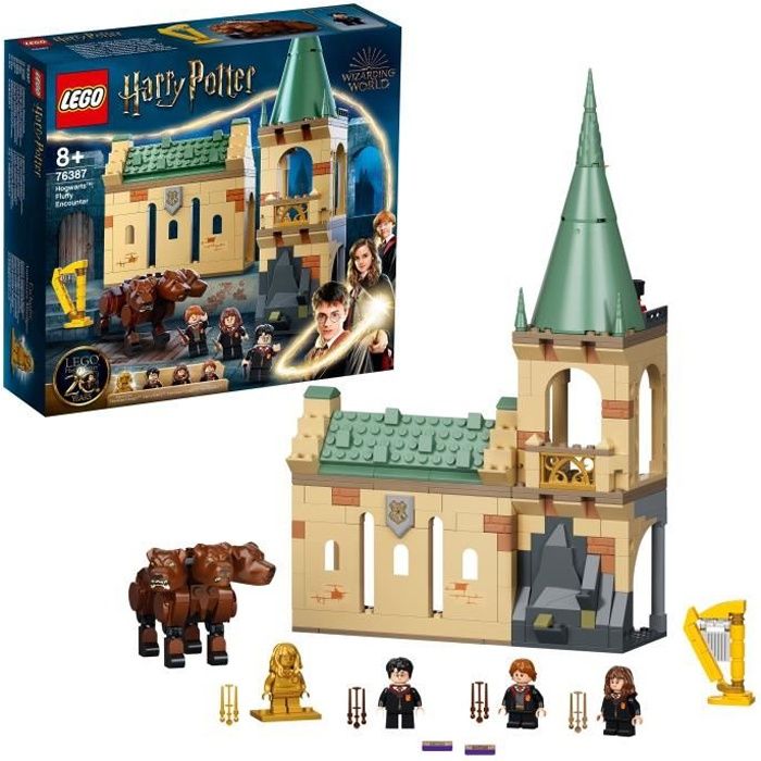 LEGO® 76387 Harry Potter™ Poudlard : rencontre avec Touffu Jeu de Construction avec le Chien à 3 têtes et une Figurine 20ème