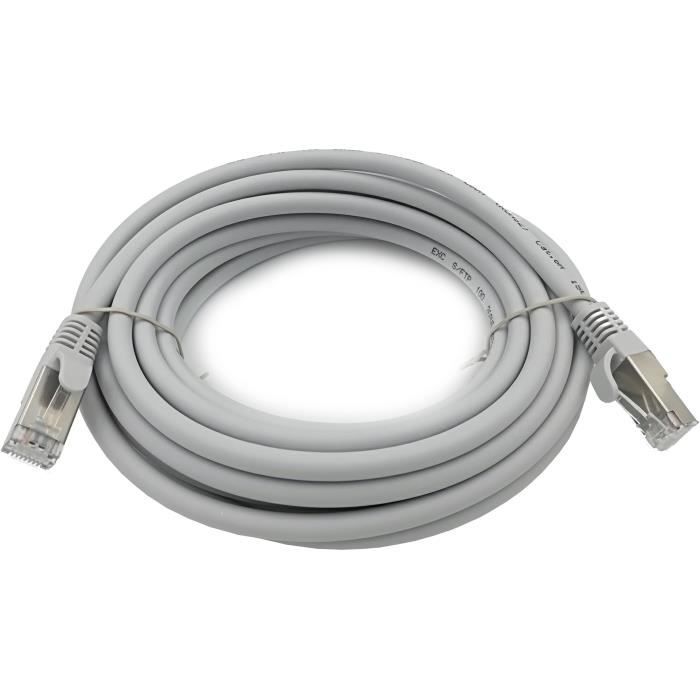 Lineaire Câble réseau RJ45 PC6AG Cat.6a S/FTP LSZH 5 m Gris - vue 2