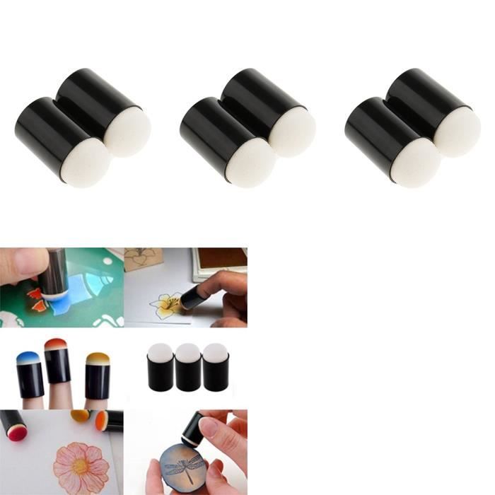 KIT EMBOSSAGE Daubers éponge doigts 6 pièces Cdiscount BeauxArts et