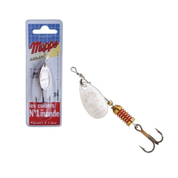 Lot 2 Cuillers Mepps Aglia Or Taille 3 – 6,5 G – La Référence Mondiale Pour La Pêche Au Lancer !
