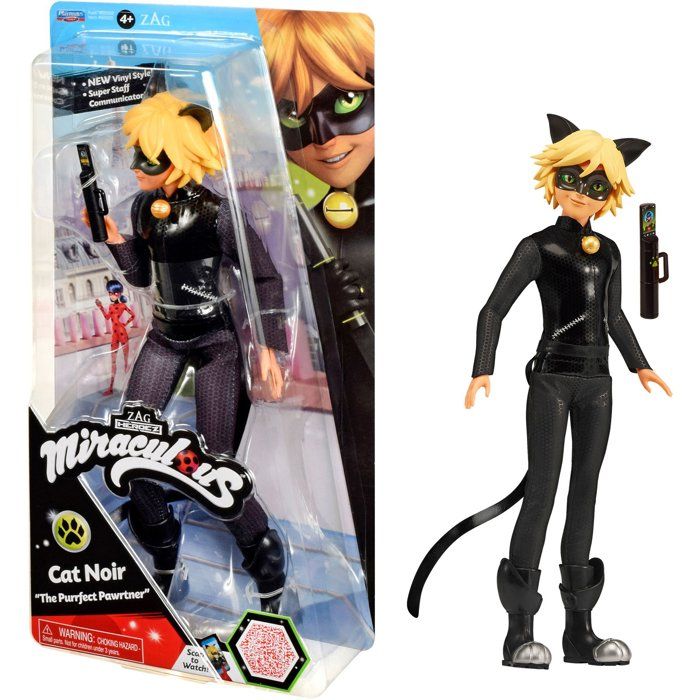 Figurine articulée BANDAI Miraculous Chat 26 cm avec accessoires Neuf - vue 5