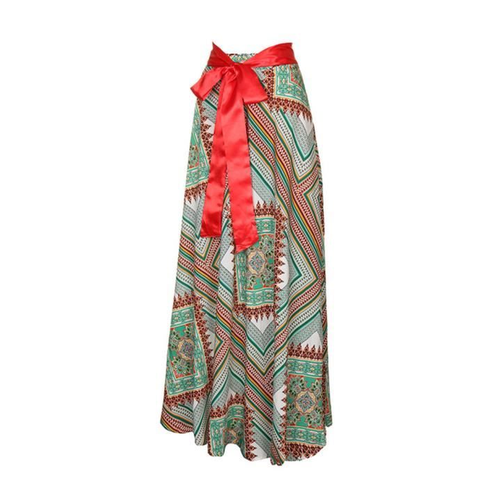 Jupe Eastex Velours Vert Moyen – Taille UK 12 – Ligne A – Motifs Floraux – Femme