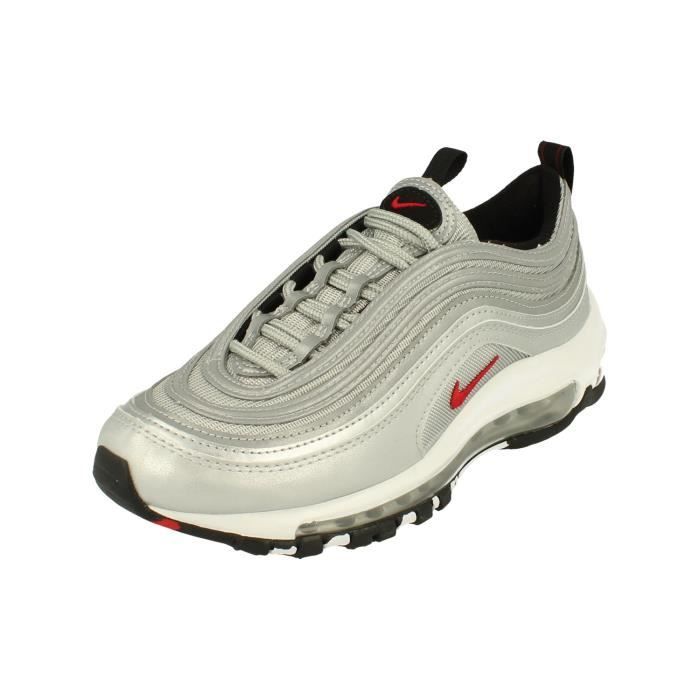Chaussures de running Nike Air Max 97 QS GS pour garcon Argent Occasionnel Cdiscount Sport