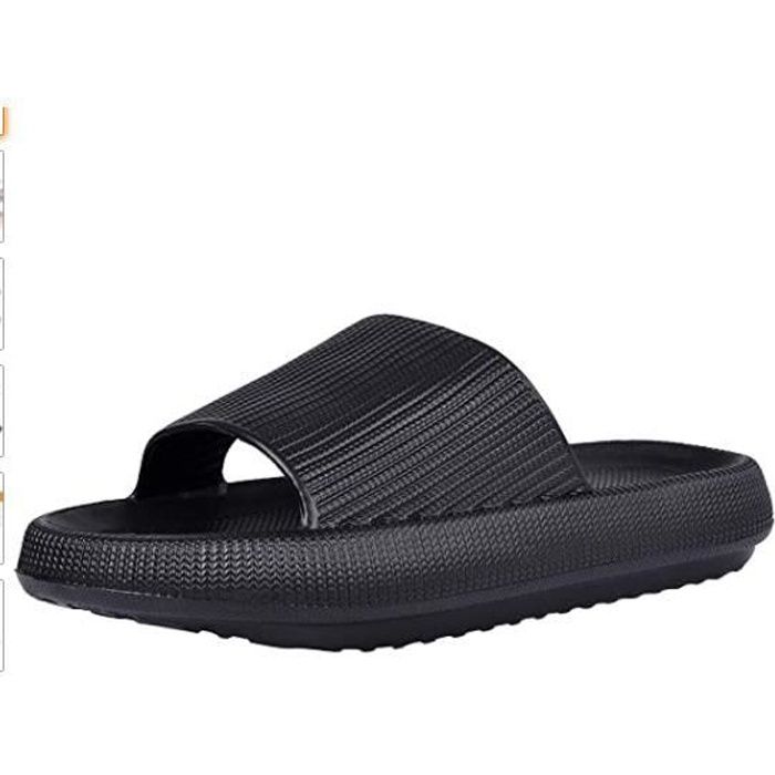 Dames/Hommes Sandales de Douche Pantoufles légères antidérapantes Sandales de Sol intérieures et extérieures Chaussures de Bain Piscine