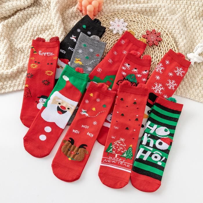 Chaussettes Fantaisie Chaussette De NoÃ«l Femme Chaussettes De