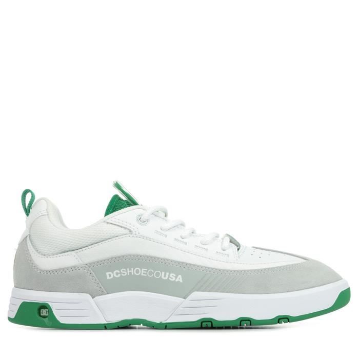 Baskets DC Shoes Legacy 98 Slim S White / green Cdiscount Chaussures