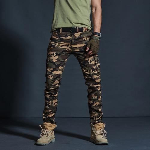 Pantalon cargo homme - militaire multi poches pour vêtements dextérieur
