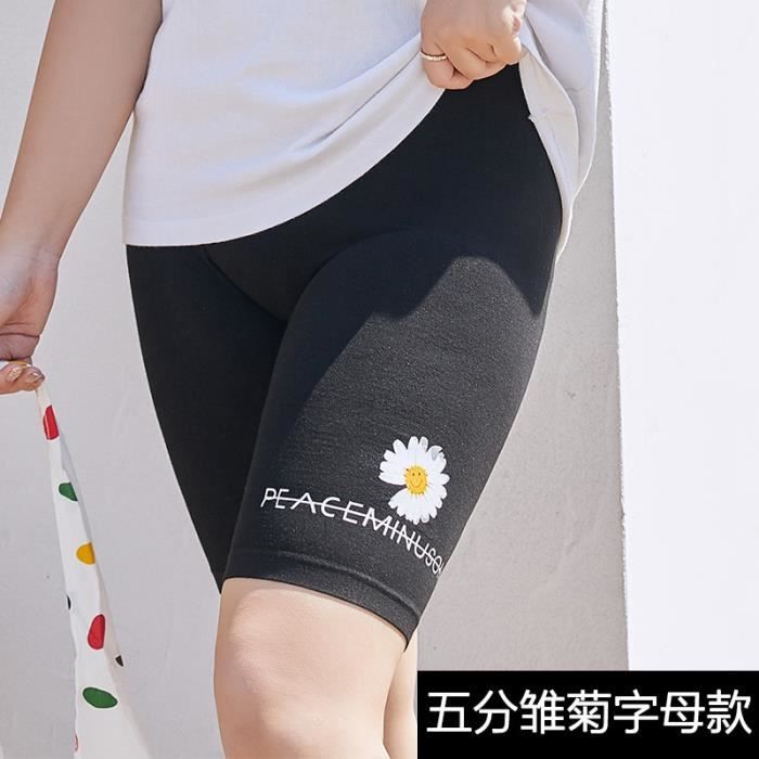 Culotte slip Leggings d ete taille haute pour femmes 5XL sous vetement moulant sexy en dentelle noire extensible A1 70 130KG Blanc Cdiscount Pret a Porter