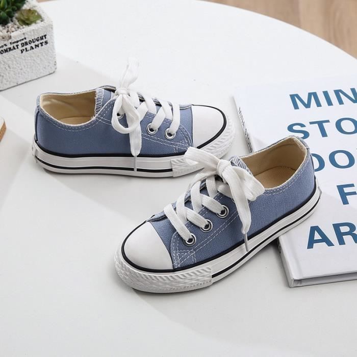Enfants Toile Chaussures - Baskets en toile à lacets pour - RFTETE Enfants Toile Chaussures - Baskets en toile à lacets pour - RFTETE