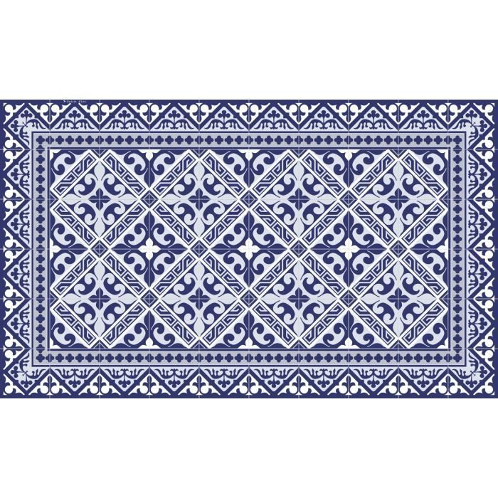 Avoir Images Tapis Vinyle 60x99cm Imitation Carreaux De Ciment Fleur De Lys le plus cool salutations