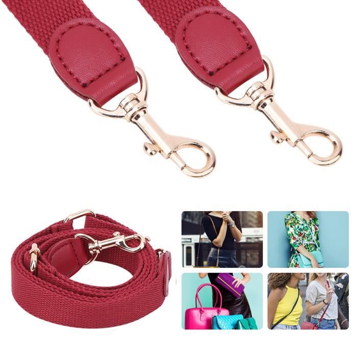 Sangle à Bagages Uxcell 1,5 M - Réglable Pour Valise - Ceinture Boucle Rouge