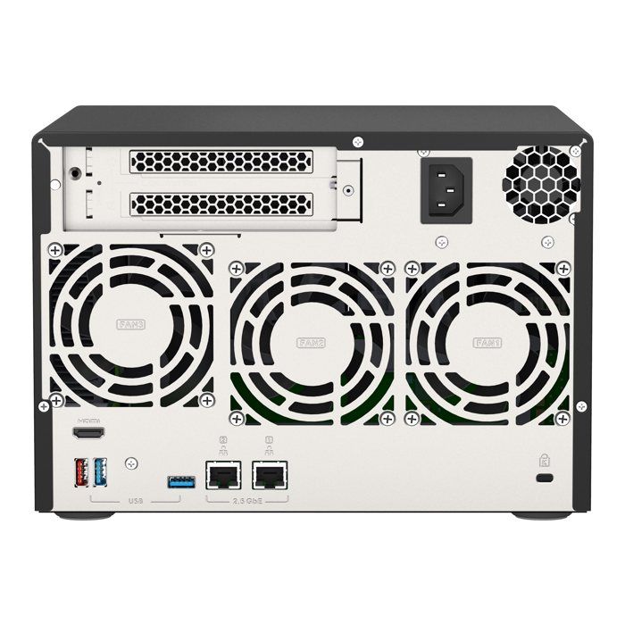 QNAP TVS 675 NAS Tower ZhaoXin KaiXian KX 6000 KX U6580 8 Go DDR4 0 To QuTS hero Neuf - vue 5