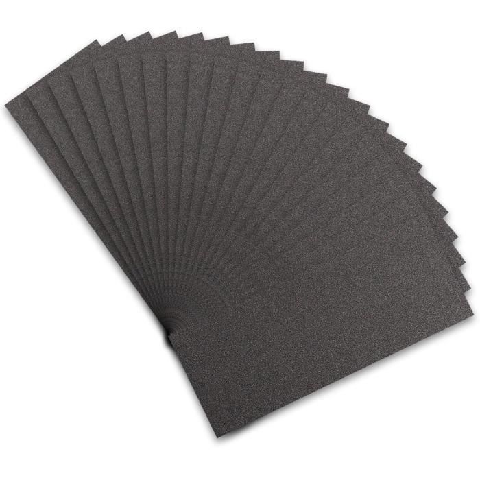 10 Disques Abrasifs PSA 320 Grains - Pour Ponceuse Orbitale - Adhésif Autocollant - Marque Uxcell