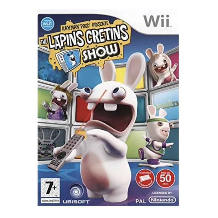 The Lapins Cretins Show Jeu Nintendo Wii Cdiscount Jeux vidéo