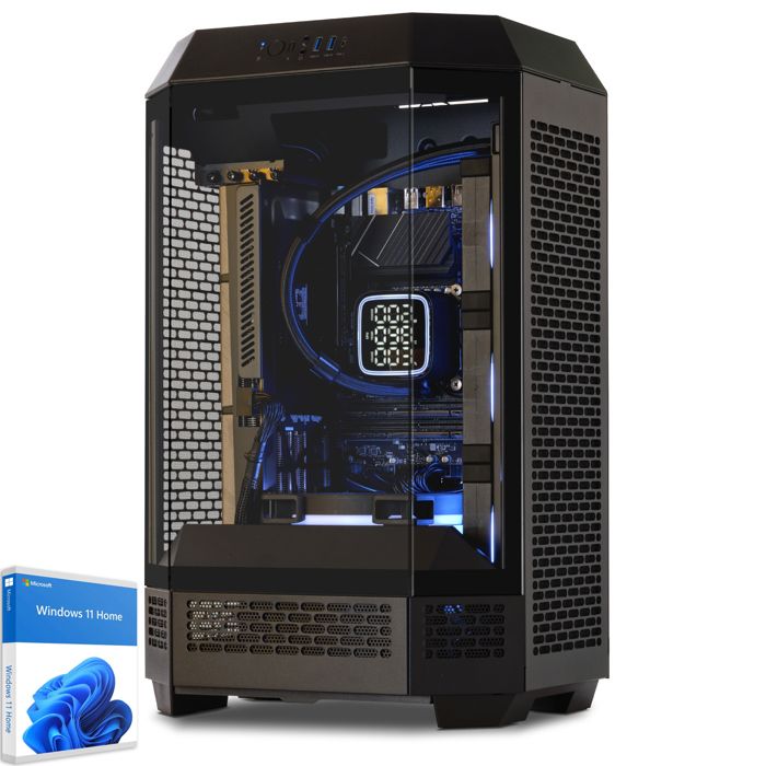 Sedatech PC Gamer Pro Watercooling Tower • AMD Ryzen 9 9950X3D • RTX5090 • 64Go DDR5 • 2To SSD M.2 • Windows 11
