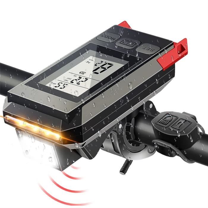 Lixada Ordinateur De Vélo Sans Fil USB Rechargeable étanche Copteur De