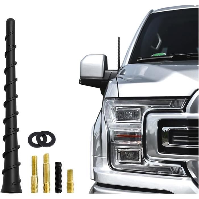 Antenne Radio Voiture Universelle 18,3 Cm | Amplifiée FM/AM, En Caoutchouc Durable | Remplacement Pour Toit/capot